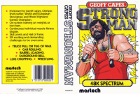Geoff Capes Strong Man ZX Spectrum US box art